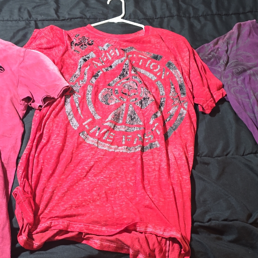 3 Xl Affliction Tshirts Barely Worn - Picture 2 of 6